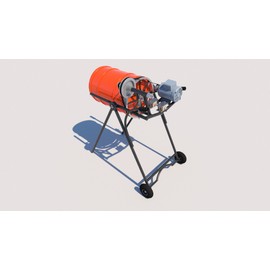 Cement Mixer Plans DIY Electric Concrete Mixing Machine Portable Build Your Own