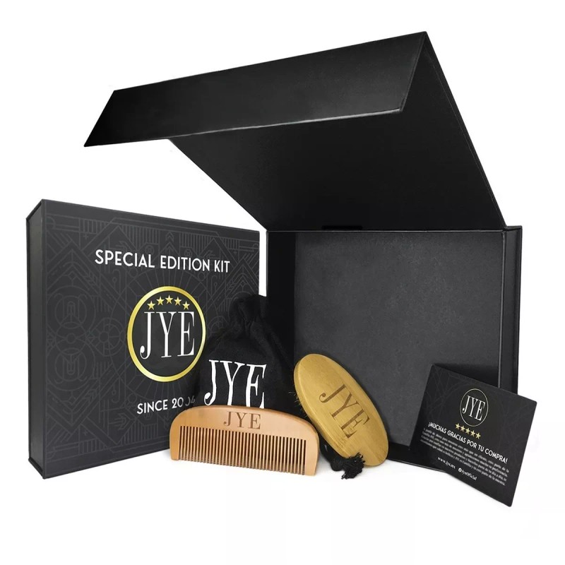 JYE Cepillo Y Peine Kit Para Barba Y Bigote Edicion