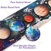 Zeoddler Solar System Toys for Kids 3-6, Wooden Space Puzzle,