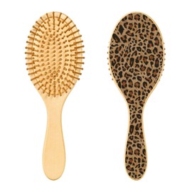 Wet Brush Detangler Hair Brush Soft Bristles-Detangling Hairbrush Glides Through Tangles Cheetah Leopard Print Animal for All Hair Types Women & Men