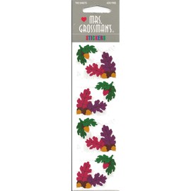 Fall Leaves and Acorns Foil Accent Scrapbook Stickers (174764)