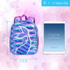 Backpack Leash, 9.5" Toddlers Mermaid Safety Leashes Bookbag for Girls