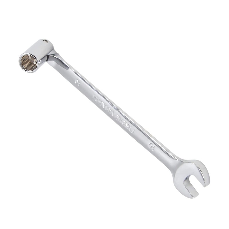 uxcell 10mm Swivel Head Combination Socket Spanner Wrench Auto Car