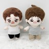 niannyyhouse 10cm Plush Doll Clothes Solid Color Vest Sleeveless T-Shirt