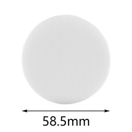 Espresso Paper Filter 58 mm for Portafilter 58 mm, Unbleached Round Coffee Filter Paper, Puck Strainer, Coffee Filter Paper, White, 58.5 mm Pack of 200