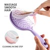 HAOJOYFUN Hair Brush without Pulling, Removable Bristles for Easy Cleaning,