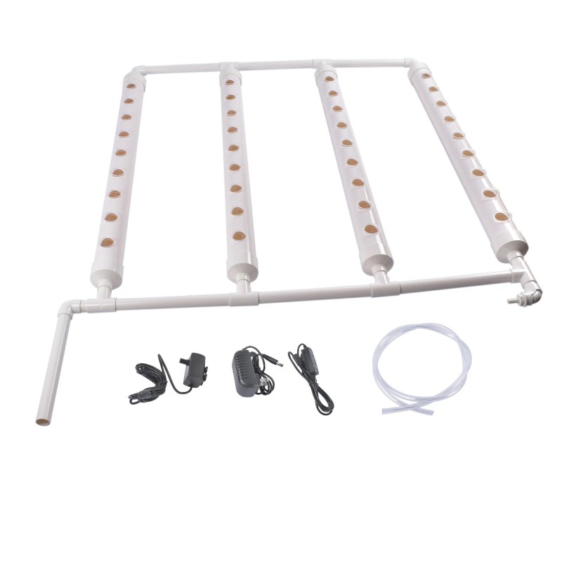 OE QUALITY Hydroponics Planting System w/Pump Timer Nest Basket&Sponge for