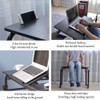 Overbed Table with Wheels Laptop Desk Cart Table Over The