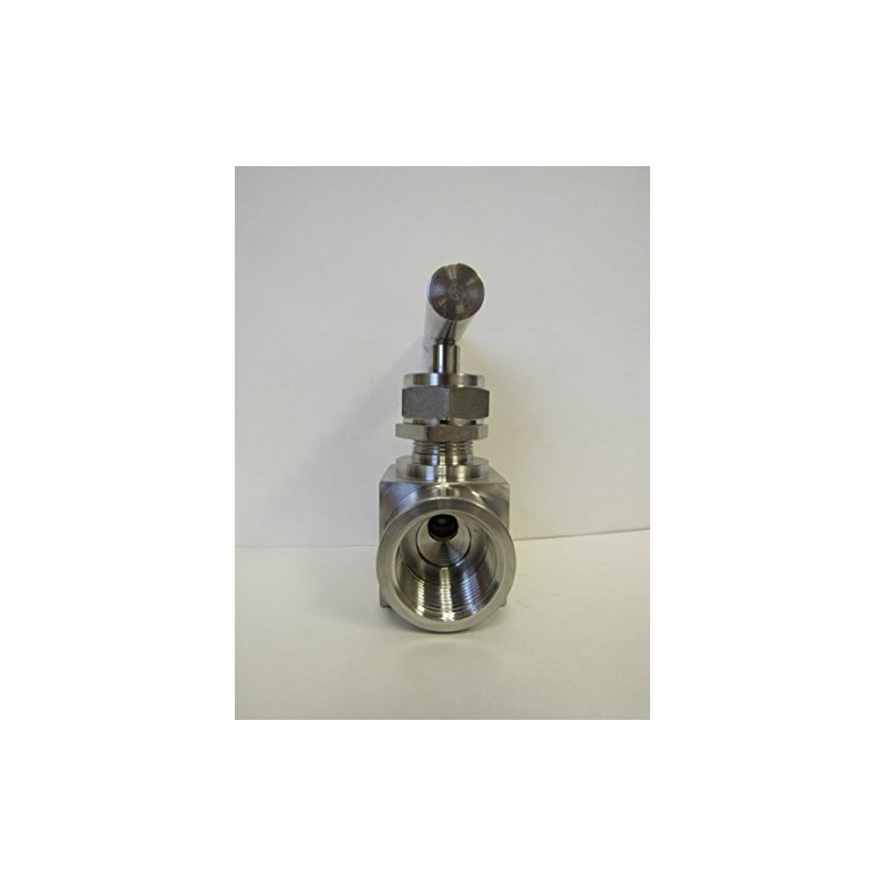 PRM 1 Inch Needle Valve, 304 Stainless Steel, T-Design Handle,
