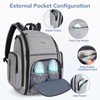 Mancro Diaper Bag Backpack, Large Multifunction Waterproof Travel Baby Changing