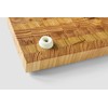 Larch Wood Canada End Grain One Hander Large Cutting Board,