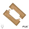 Pack of 2 Single Heating Pipe Rosette for Stand Consoles,