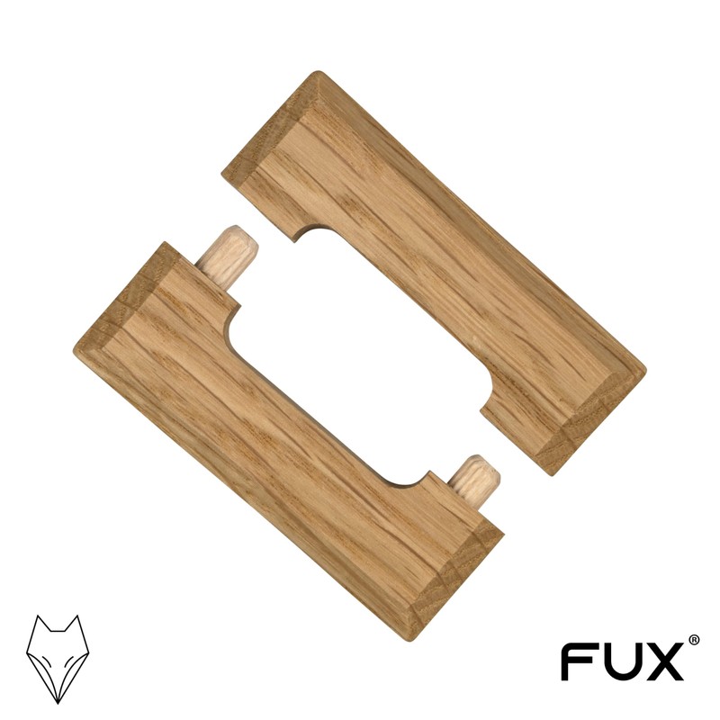 Pack of 2 Single Heating Pipe Rosette for Stand Consoles,