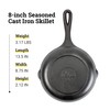 Lodge 8" Cast Iron Skillet - Chef Collection - Perfect