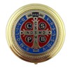 Autom Saint Benedict Cross Eucharistic Host PYX