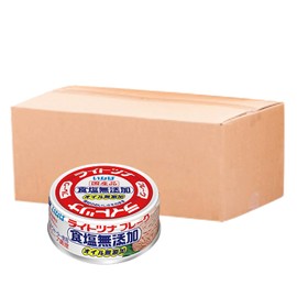 Salt Free Inaba Light Tuna, 1 Case, 2.5 oz (70 g) x 24 Cans Set