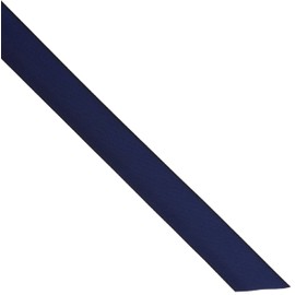 Creative Ideas Solid Satin Ribbon, 7/8" by 100 Yard, Navy Blu, Solid, Navy Blue