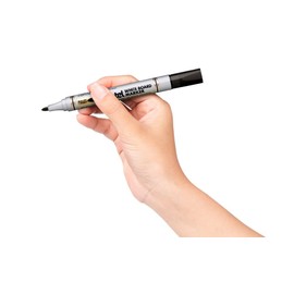Pentel 4,2 mm Whiteboard Marker, mit Rundspitze, Schwarz, 12 Stifte)