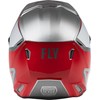 Fly Racing 2022 Adult Kinetic Drift Helmet (Charcoal/Light Grey/Red, X-Large)