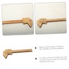 GLEAVI Wood Caliper Measuring Ruler Portable Straight Ruler for Students
