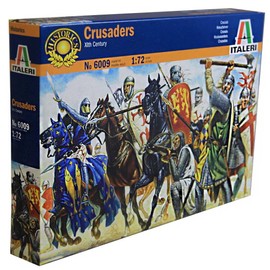 Italeri 8001283860093 510006009-1:72 The Crusaders 11th Century, Silver