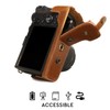 Megagear MG1752 Ever Ready Leather Camera Case Compatible with Canon