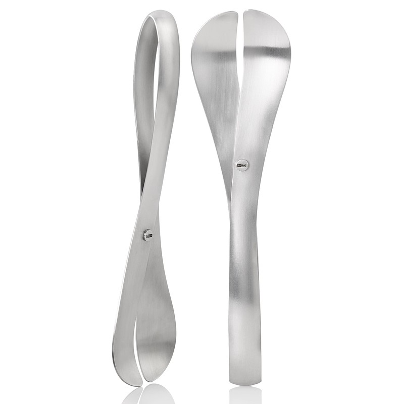 AdHoc SG10 Stylish Curve Stainless Steel Salad Servers Set Two