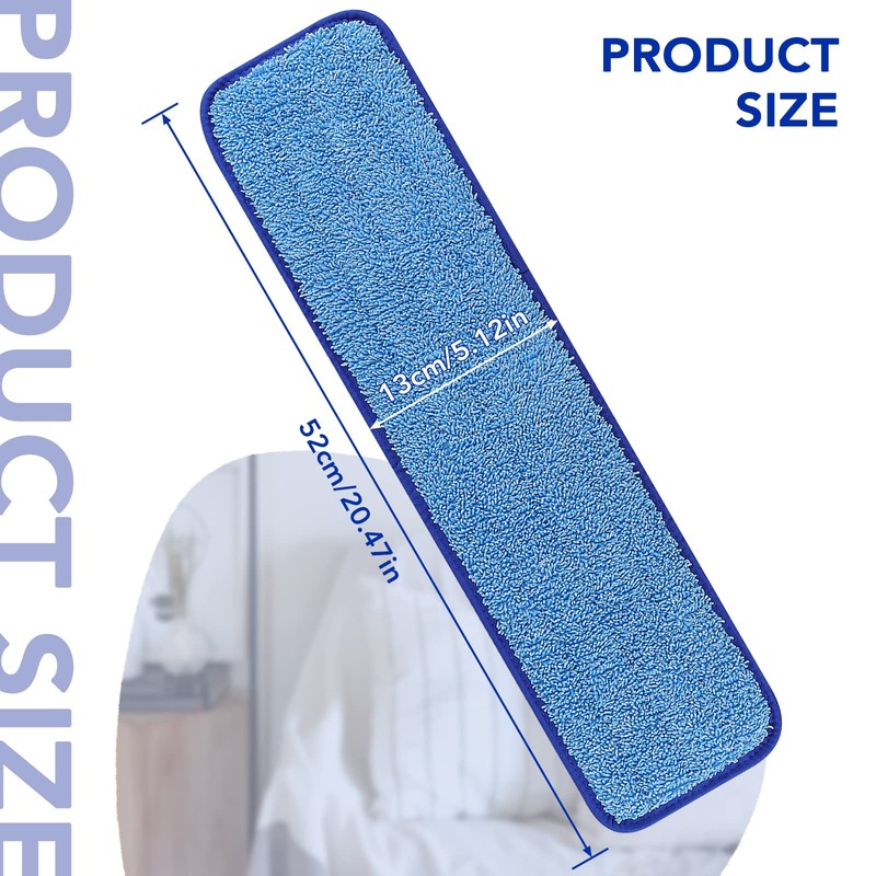 Replacement Microfiber Pad for Rubbermaid Commercial 18 inches Mop Head,