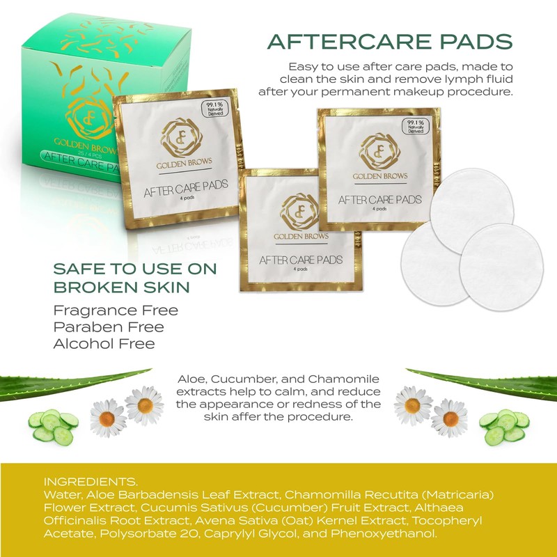 Daria Chuprys Golden Brows After Care Pads