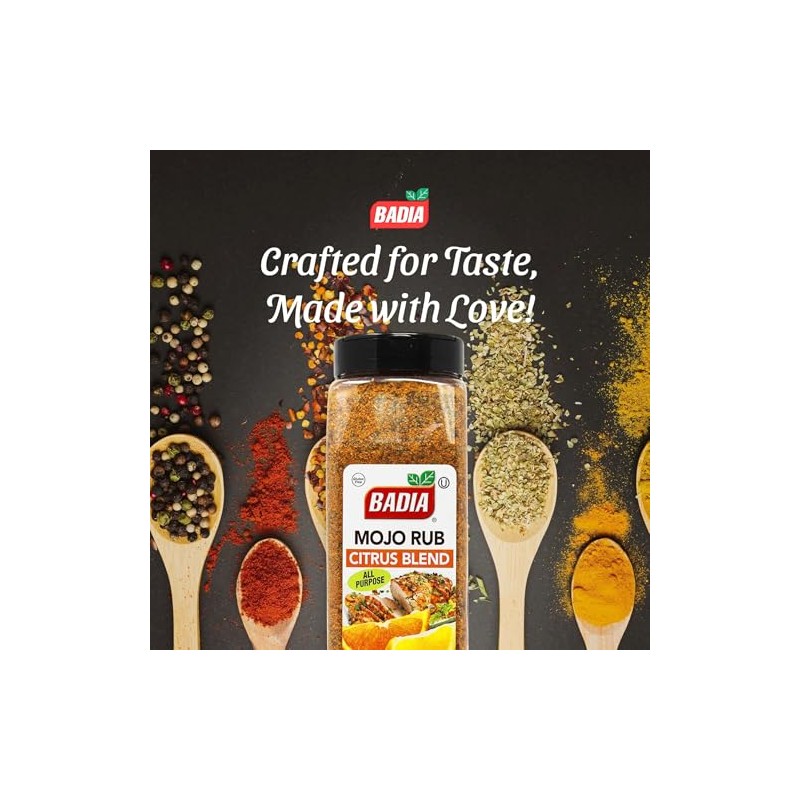 Badia Mojo Rub Citrus Blend, 24 oz – Zesty Citrus
