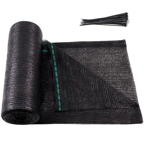 Amagenix 50% Eyelets Shade Cloth Roll 5'10" x 100 FT