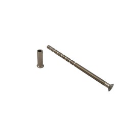 M5 Bolt Connecting and Sleeve Fixing Screws for Patio Door Handle,Door Lock,Escutcheons,Rose,Knob,Cylinder(99mm Nickel Color 4Pcs)