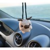 Crochet Dog Car Rear View Mirror Hanging Accessories, Car Charm,
