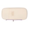 Large Pen Bag Simple Style Canvas Mesh Pockets Pen Slots