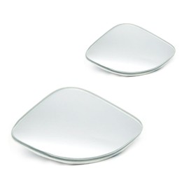 Blind Spot Mirrors For Cars -Convex Glass Angle Adjustable For Side Rearview Mirrors, Long Lasting, Fan Shaped Frameless Rotatable Wide Angle Blind Spot Mirror For Vehicle, Car Accessories (Sector)