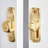 Wocoe Gold 90/180 Degree Barn Door Lock - Zinc Alloy