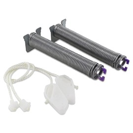 DL-pro 2 x Door Hinge Springs for Bosch Siemens 12004032 Repair Kit Colour Code Khaki Grey with Pulls for Dishwasher Dishwasher…