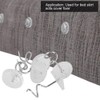 400Pcs Twist Pins Upholstery Bedskirt Couch Sofa Headliner Repair Drapey