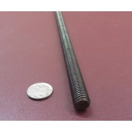 Unbranded 4140 Steel Grade B7 Threaded Rods RH 1/2"-13 x 1 Foot Length