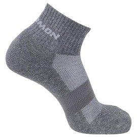 Salomon EVA ANKLE 2-Pack Socks, Set of 2 Pairs, Light Grey/HEATHER MEDIUM