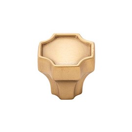 Belwith Keeler B076636-BGB Monarch Collection Knob 1-1/4" X 1-1/4" Brushed Golden Brass Finish