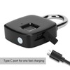 Fingerprint Padlock Biometrics Technology USB Rechargeable IP65 Waterproof Smart Padlock