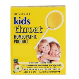 Key Sun Kids Throat Pine-lime Flavoured 10 Lozenges