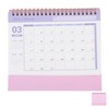 SHINEOFI Desk Calendar 2025-2026 Small Desktop Standing Flip Calendar for