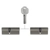 2x Profile Cylinder 70 mm 30/40 Keyed Alike Includes 10