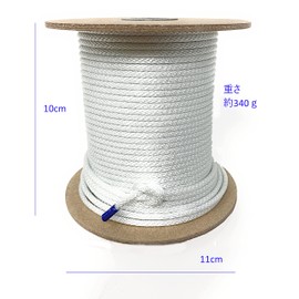 Taisei Seisakusho Kongouchi Nylon (S) Rope Wrap Bobbin Thickness: 0.1 inch (3 mm), Length: 166.8 ft (50 m)