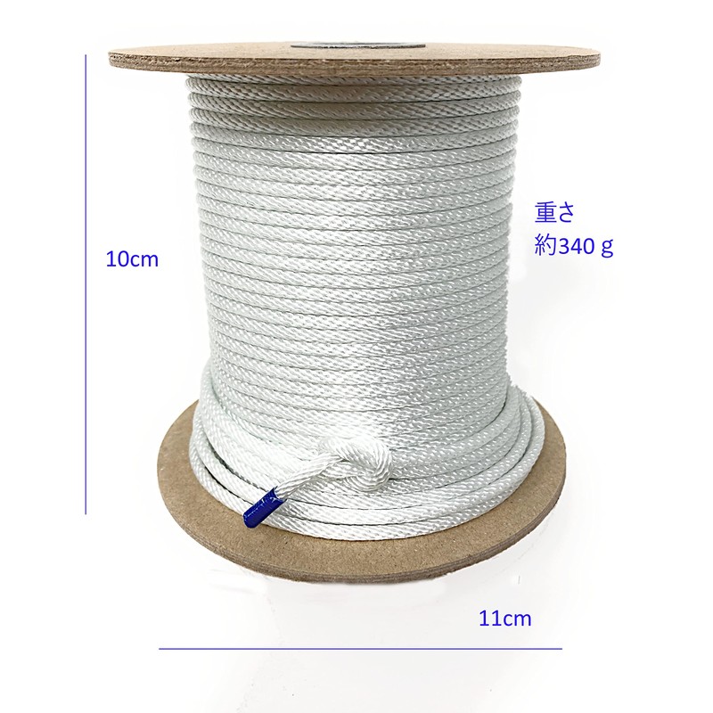 Taisei Seisakusho Kongouchi Nylon (S) Rope Wrap Bobbin Thickness: 0.1