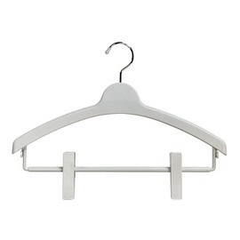 Shinko Hanger 602577 Monocloset, Top Hanger, Clip Bar, Skirt Clip, Swivel Hook, Gray, 15.0 x 11.4 x 1.2 inches (38 x 29 x 3 cm)