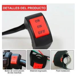 Switch De 3 Pasos C Cable Para Faros Auxiliares                                                                                                       