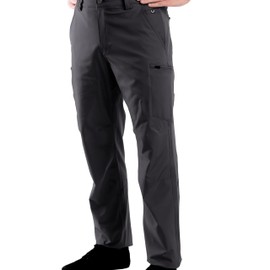 SCOTTeVEST Action Adventure Pant for Men - 17 Hidden Pockets - Water Repellent for Travel & More (Gray, 38/30)